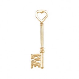 Original 14K Yellow Gold Love is the Key® Pendant